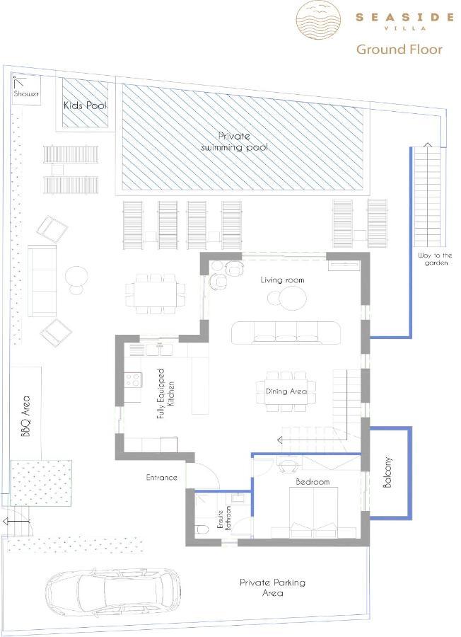 Lagoon Seaside Villa, Sumptuous Retreat,By Thinkvilla Pánormos Zewnętrze zdjęcie